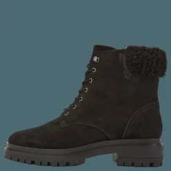 Lauren Ralph Lauren Carlee Suede Bootie Black/Black