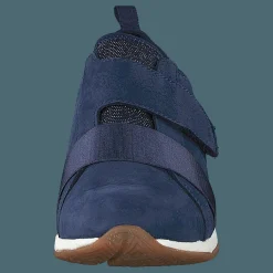 Hush Puppies Cesky Strap Slip On Royal Navy Nubuck