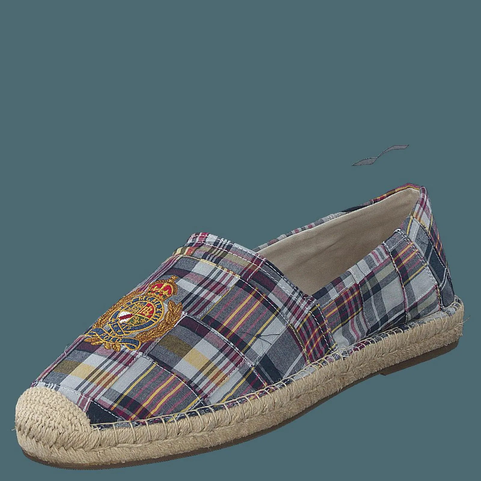 Polo Ralph Lauren Cevio Crest Madras Espadrille Blue Multi