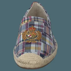 Polo Ralph Lauren Cevio Crest Madras Espadrille Blue Multi