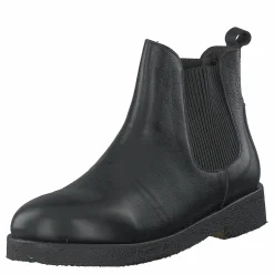 Barn Angulus Chelsea Boot With Chunky Sole Black/black