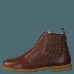 Angulus Chelsea boot with wool lining 2509 Medium Brown