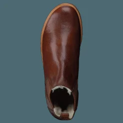 Angulus Chelsea boot with wool lining 2509 Medium Brown