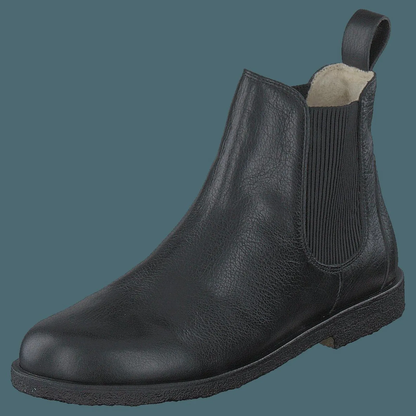 Angulus Chelsea boot with wool lining Black/Black