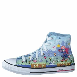 Barn Converse Chuck Taylor All Star Hi Light Blue/cream