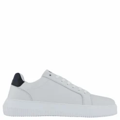 Calvin Klein Chunky Cupsole Mono Lth Bright White/black