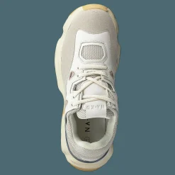 NA-KD Chunky Graphic Sole Trainers Nude