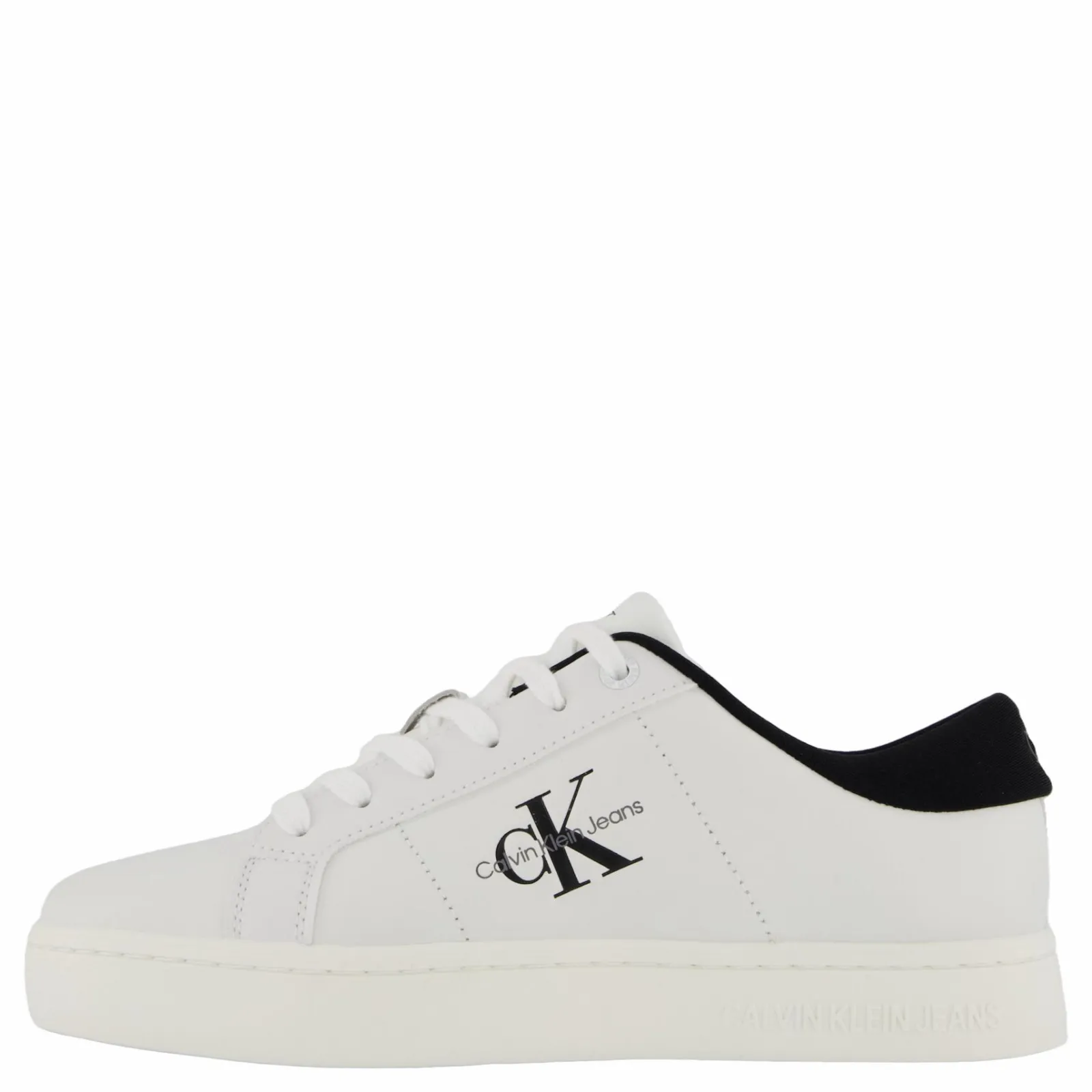 Calvin Klein Classic Cupsole Lowlaceup Lth Bright White/black
