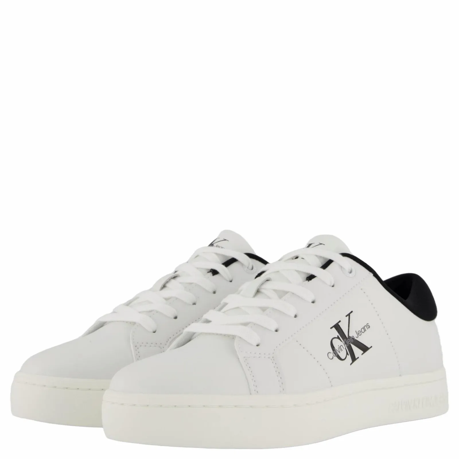 Calvin Klein Classic Cupsole Lowlaceup Lth Bright White/black