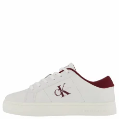 Calvin Klein Classic Cupsole Lowlaceup Lth  Bright White/andorra