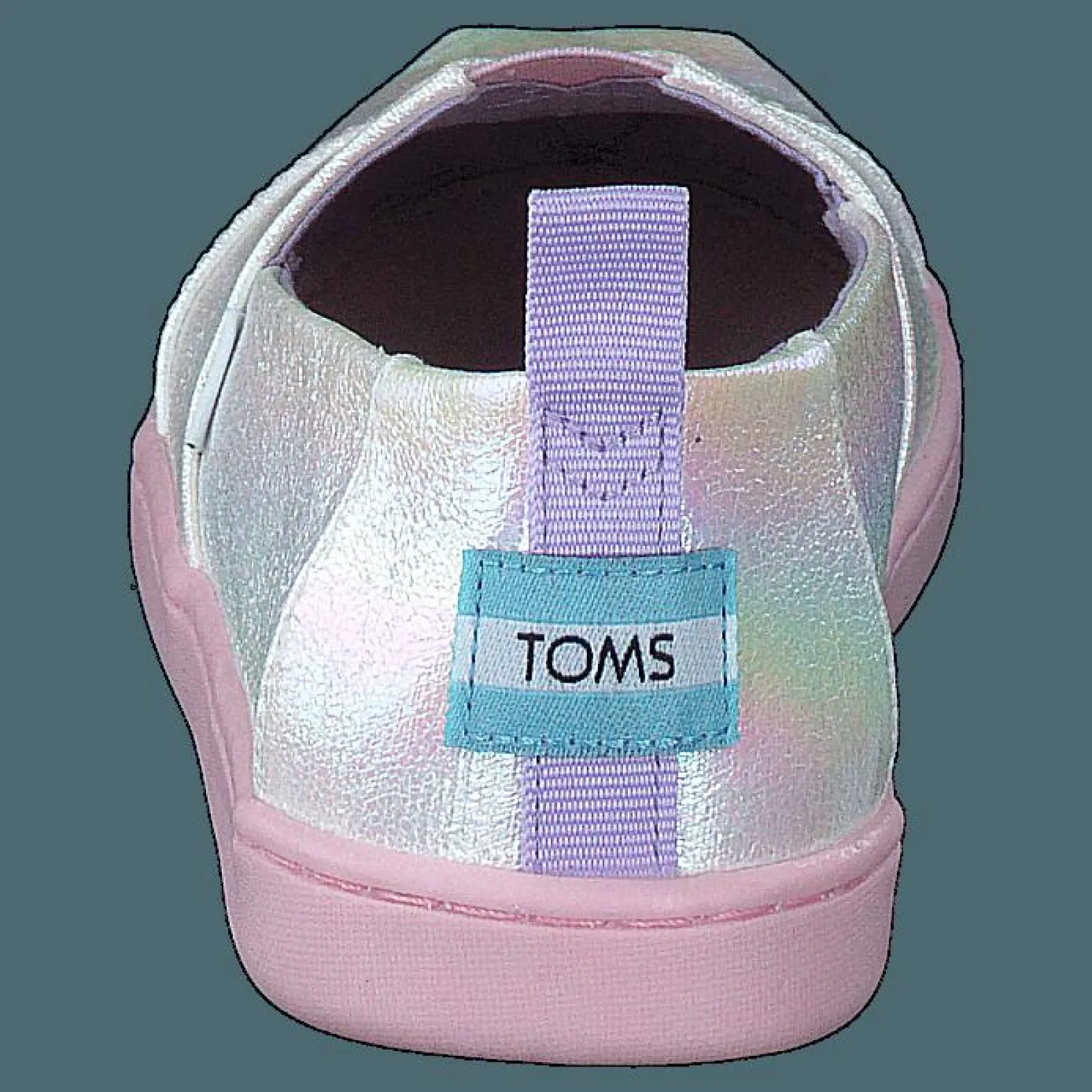 Barn Toms Classic Iridescent Stripe White