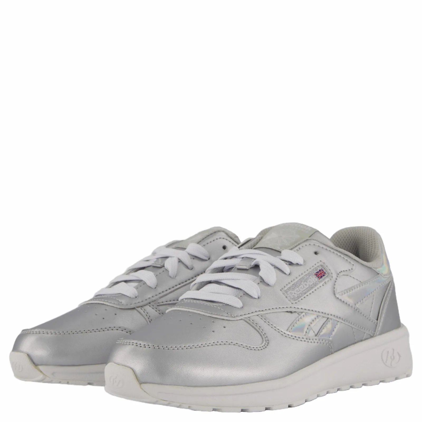 Barn Heelys Classic Leather Silver/white