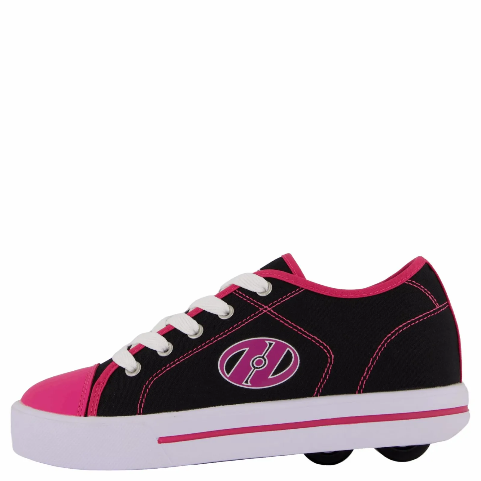 Barn Heelys Classic X2 Black/white/hot Pink