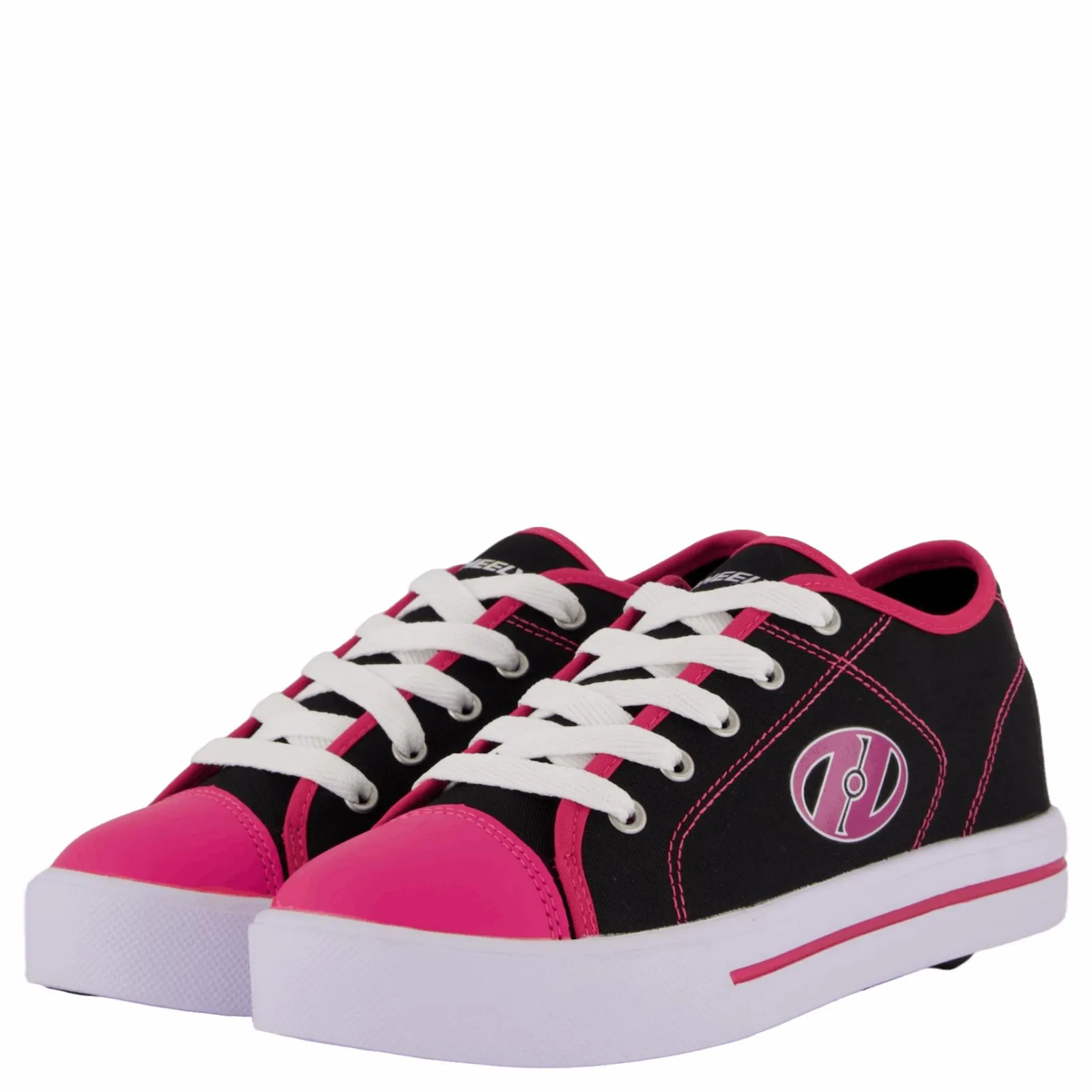 Barn Heelys Classic X2 Black/white/hot Pink