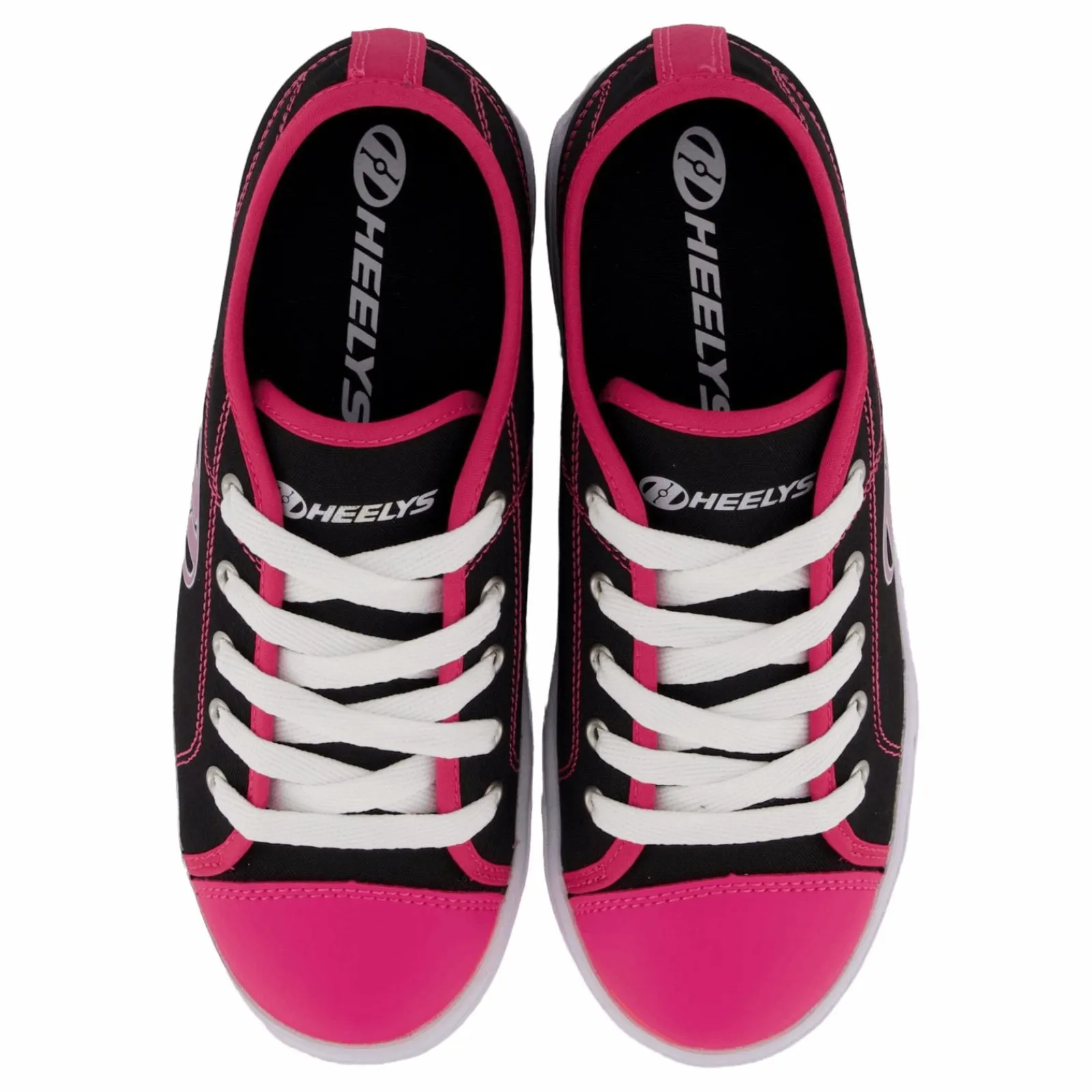 Barn Heelys Classic X2 Black/white/hot Pink