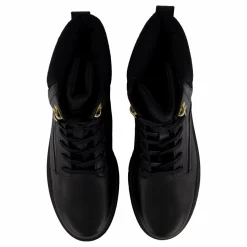 Tommy Hilfiger Cleated Lace-up Lthr Mix Mono Black