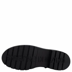 Calvin Klein Combat Boot Mid Zip Lth In Cal Triple Black