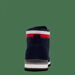 Tommy Hilfiger Core Hilfiger Suede Boot Navy