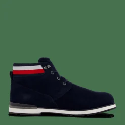 Tommy Hilfiger Core Hilfiger Suede Boot Navy
