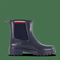 Tommy Hilfiger Corporate Elastic Rainboot Blue