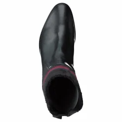 Tommy Hilfiger Cosy High Heel Leather Black