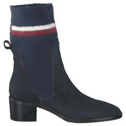 Tommy Hilfiger Cosy Mid Heel Suede Cki Midnight