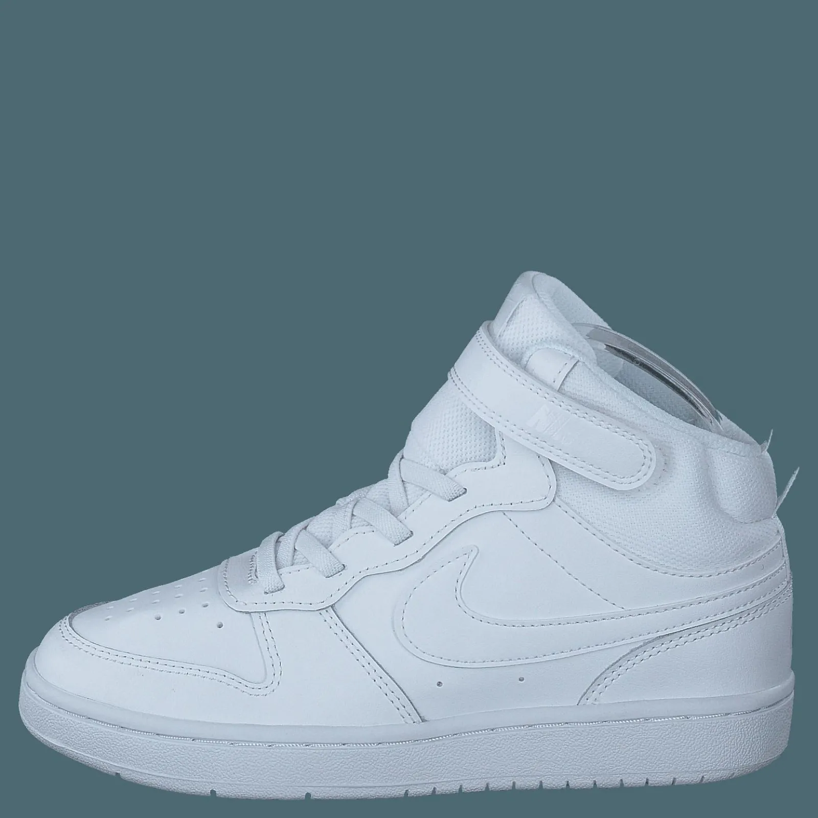 Barn Nike Court Borough Mid 2 Little Kids' Shoes WHITE/WHITE-WHITE