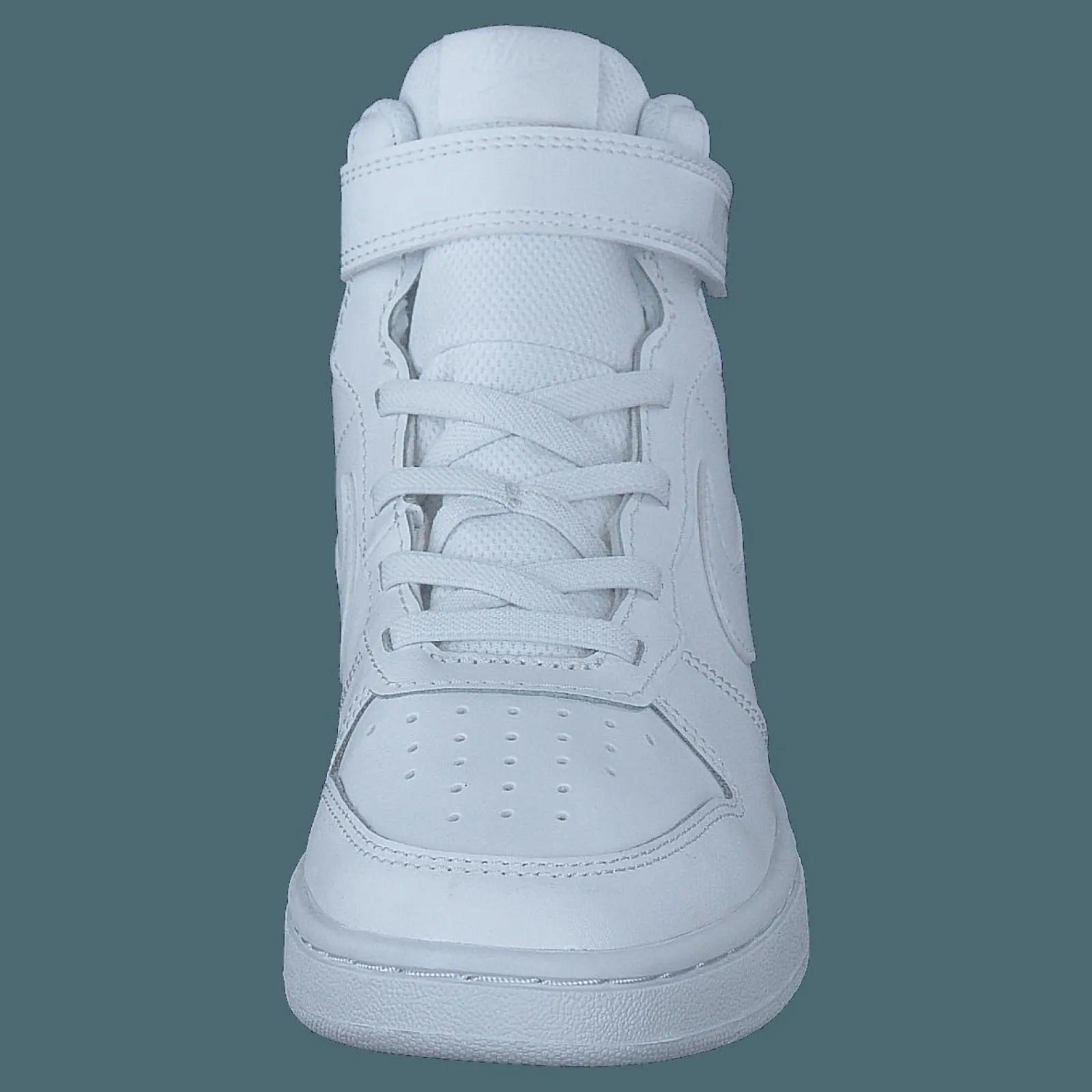 Barn Nike Court Borough Mid 2 Little Kids' Shoes WHITE/WHITE-WHITE