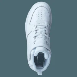 Barn Nike Court Borough Mid 2 Little Kids' Shoes WHITE/WHITE-WHITE