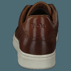 Polo Ralph Lauren Court Leather Sneaker Pale Russet