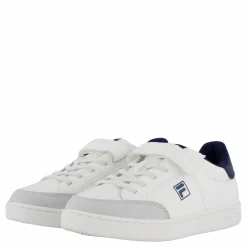 Barn Fila Courtbay Velcro Kids White- Navy