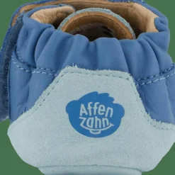 Barn Affenzahn Crawling Shoe Leather Crawly Shark