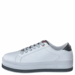 Tommy Hilfiger Croc Print Flatform Cupsole Rwb