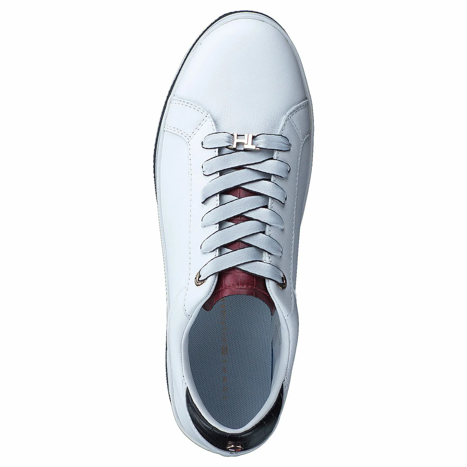 Tommy Hilfiger Croc Print Flatform Cupsole Rwb