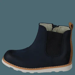 Barn Clarks Crown Halo T Navy Leather