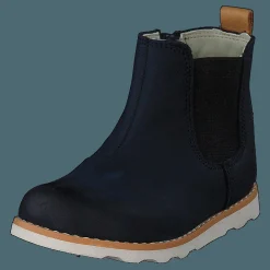 Barn Clarks Crown Halo T Navy Leather