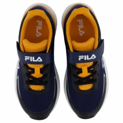 Barn Fila Crusher V Kids Black-dark Cheddar