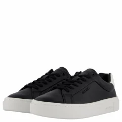 Calvin Klein Cupsole Lace Up W/ml Lth Ck Black