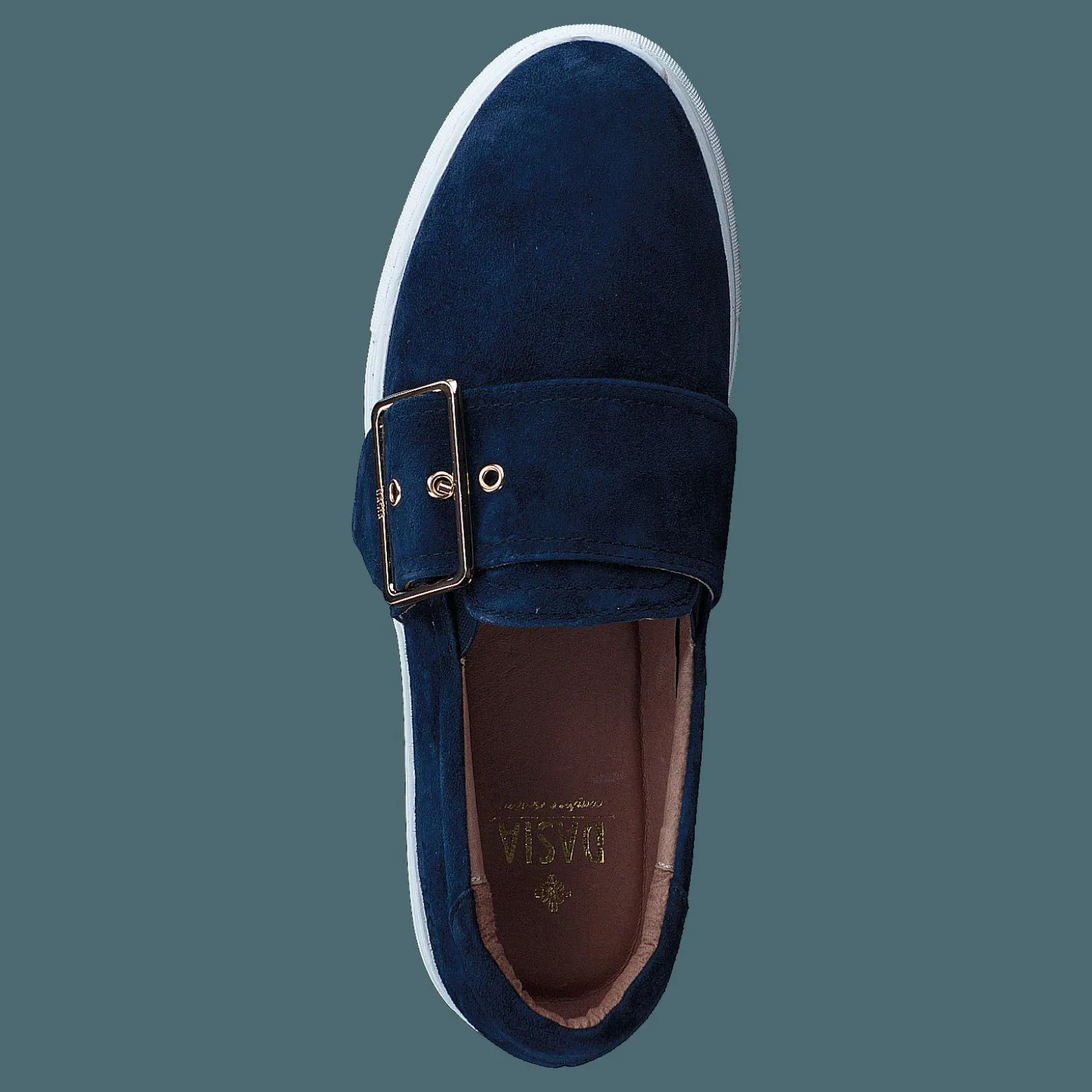 Dasia Daylily Navy Buckle Navy