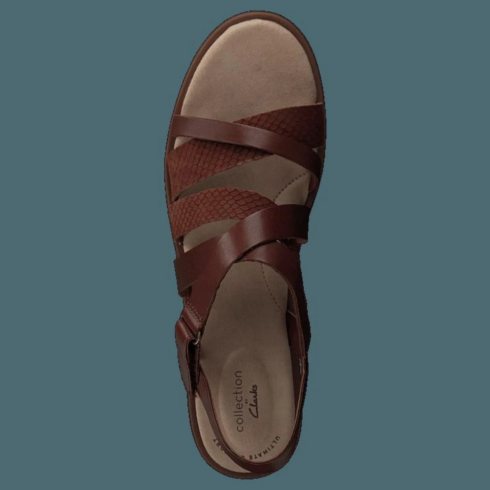 Clarks Declan Mix Mahogany Leather/nubuck