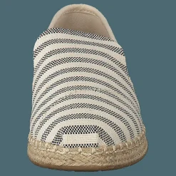 Toms Deconstructed Alpargata Rope Black Woven Stripe