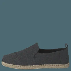Toms Deconstructed Alpargata Rope Black Washed Canvas/rope
