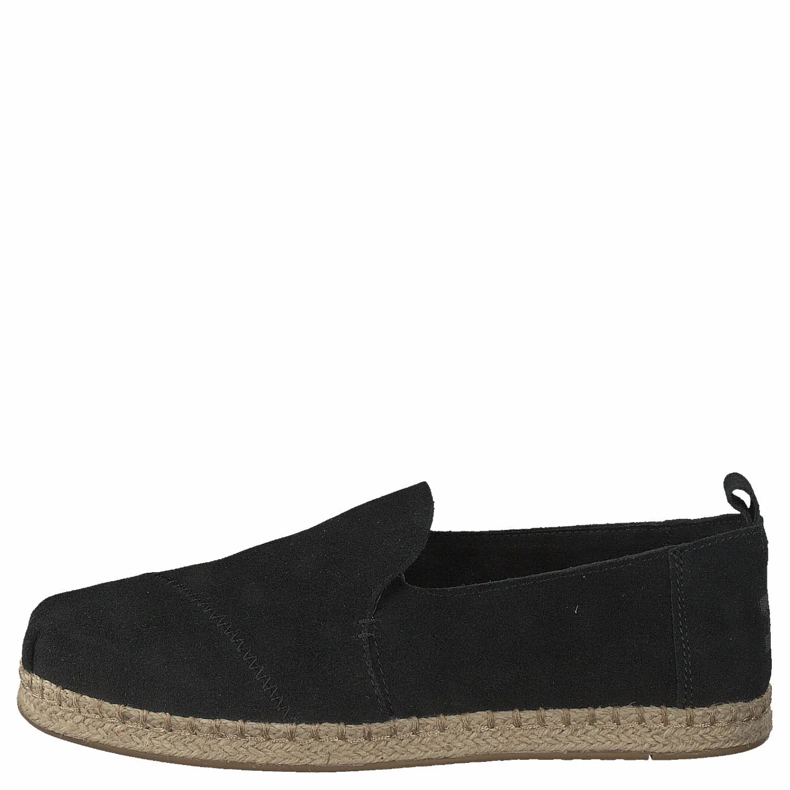Toms Deconstructed Alpargata Rope Black Suede