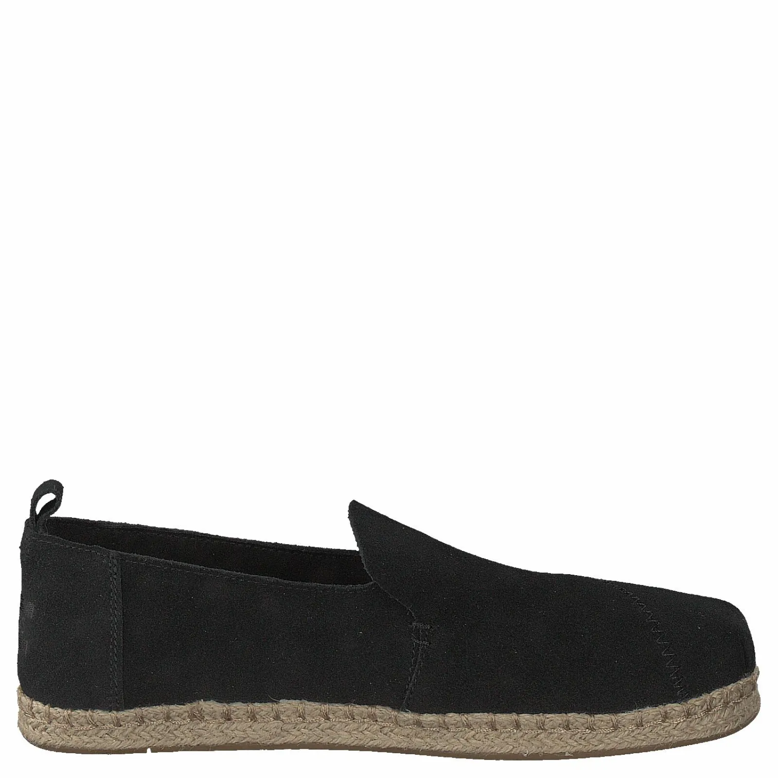 Toms Deconstructed Alpargata Rope Black Suede