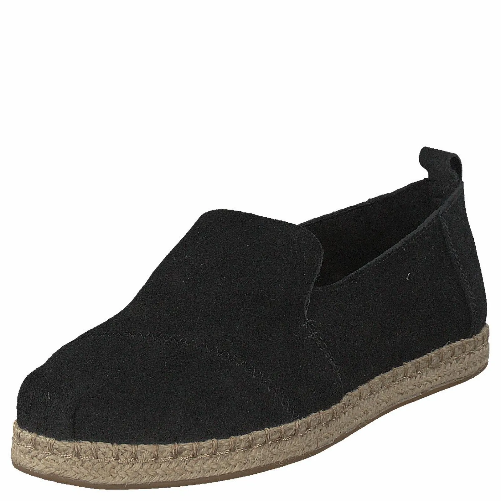 Toms Deconstructed Alpargata Rope Black Suede