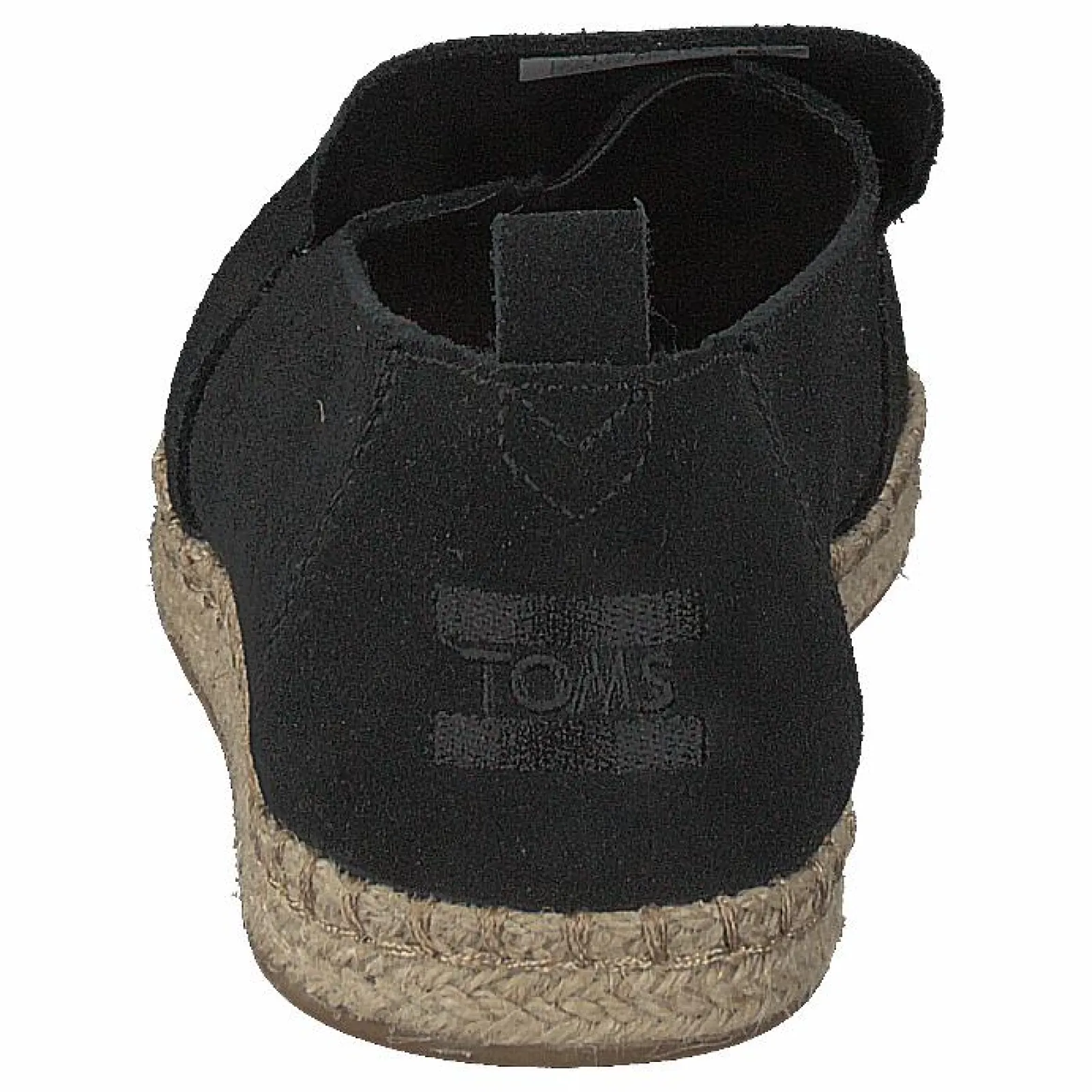 Toms Deconstructed Alpargata Rope Black Suede