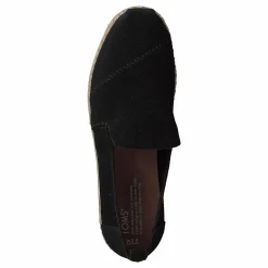 Toms Deconstructed Alpargata Rope Black Suede