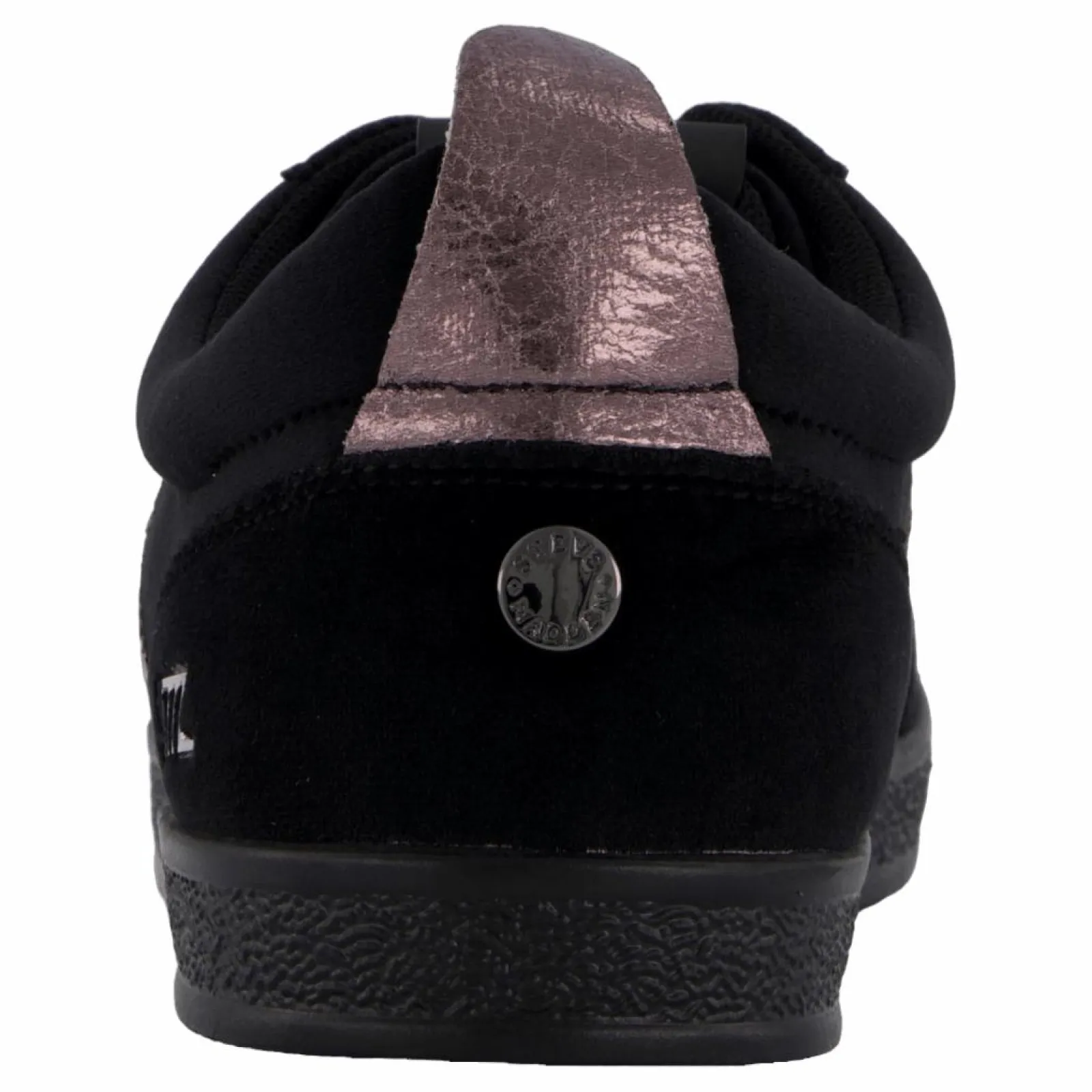 Steve Madden Degree Blk Vel