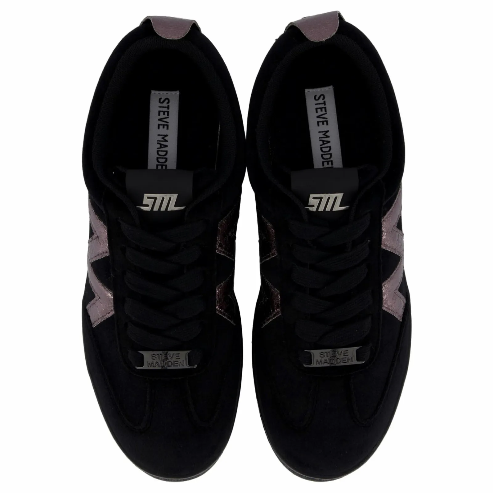 Steve Madden Degree Blk Vel