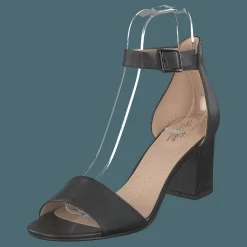 Clarks Deva Mae Black Leather